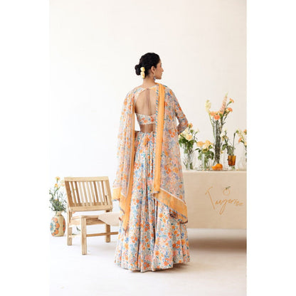 Baise Gaba Orchid Stitched Blouse