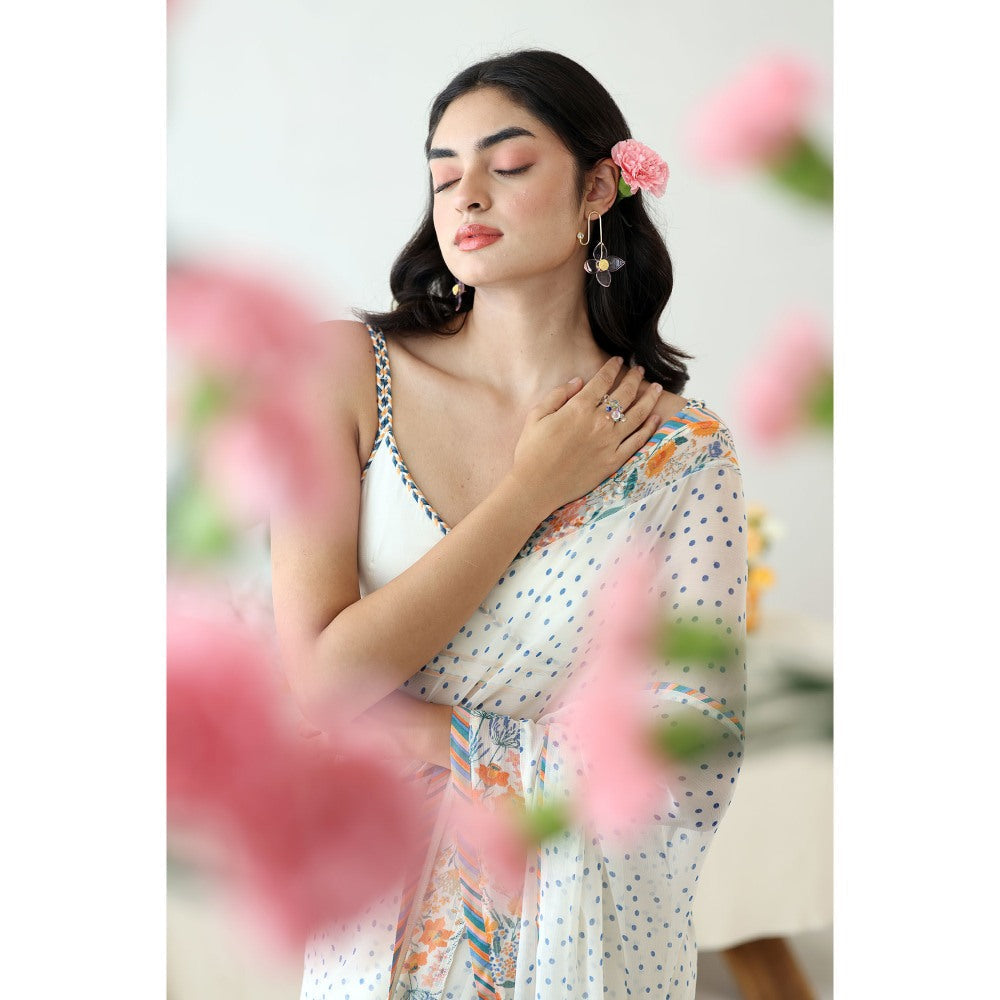 Baise Gaba Ribbon Stitched Blouse