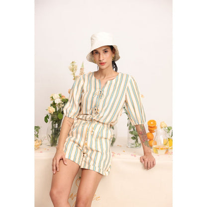 Baise Gaba Zaphyr Stripe Print Co-Ord (Set of 2)