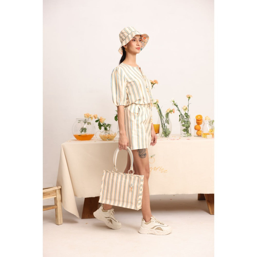 Baise Gaba Zaphyr Stripe Print Co-Ord (Set of 2)