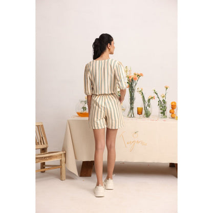 Baise Gaba Zaphyr Stripe Print Co-Ord (Set of 2)