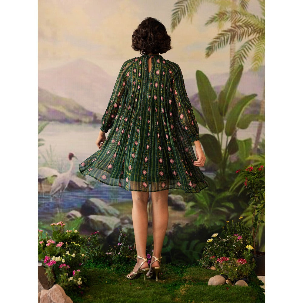 Baise Gaba Hiral Printed Knee Length Dress