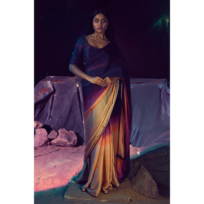 Baise Gaba Kshitij Saree with Unstitched Blouse