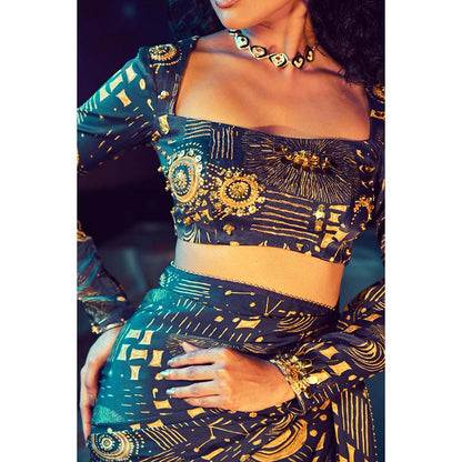 Baise Gaba Quasar Saree with Unstitched Blouse