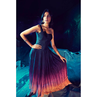 Baise Gaba Multi-Color Celine Ombre Dress