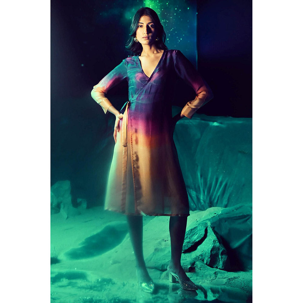 Baise Gaba Multi-Color Umbra Dress with Slip (Set of 2)