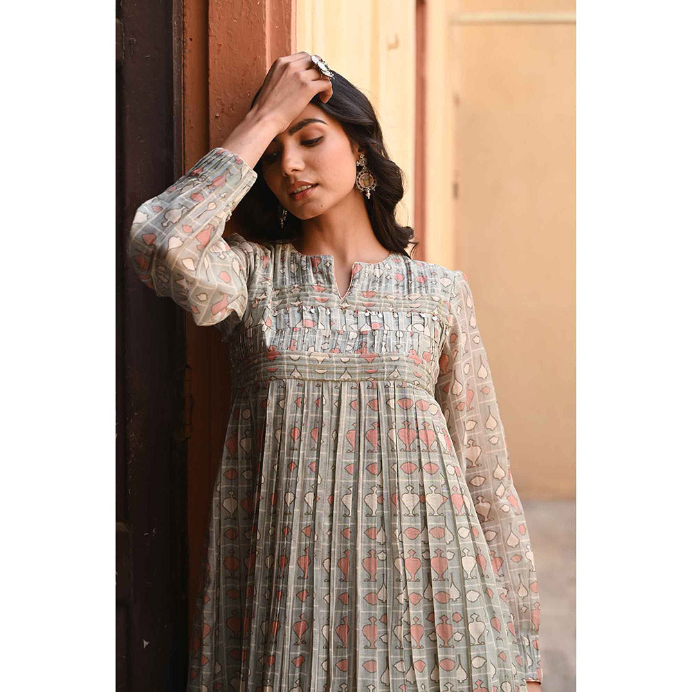 Baise Gaba Mishri Green Dress