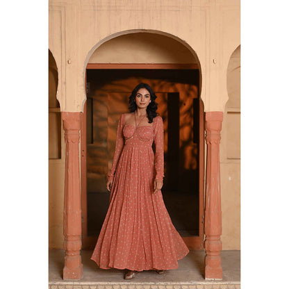 Baise Gaba Gaurangi Orange Dress