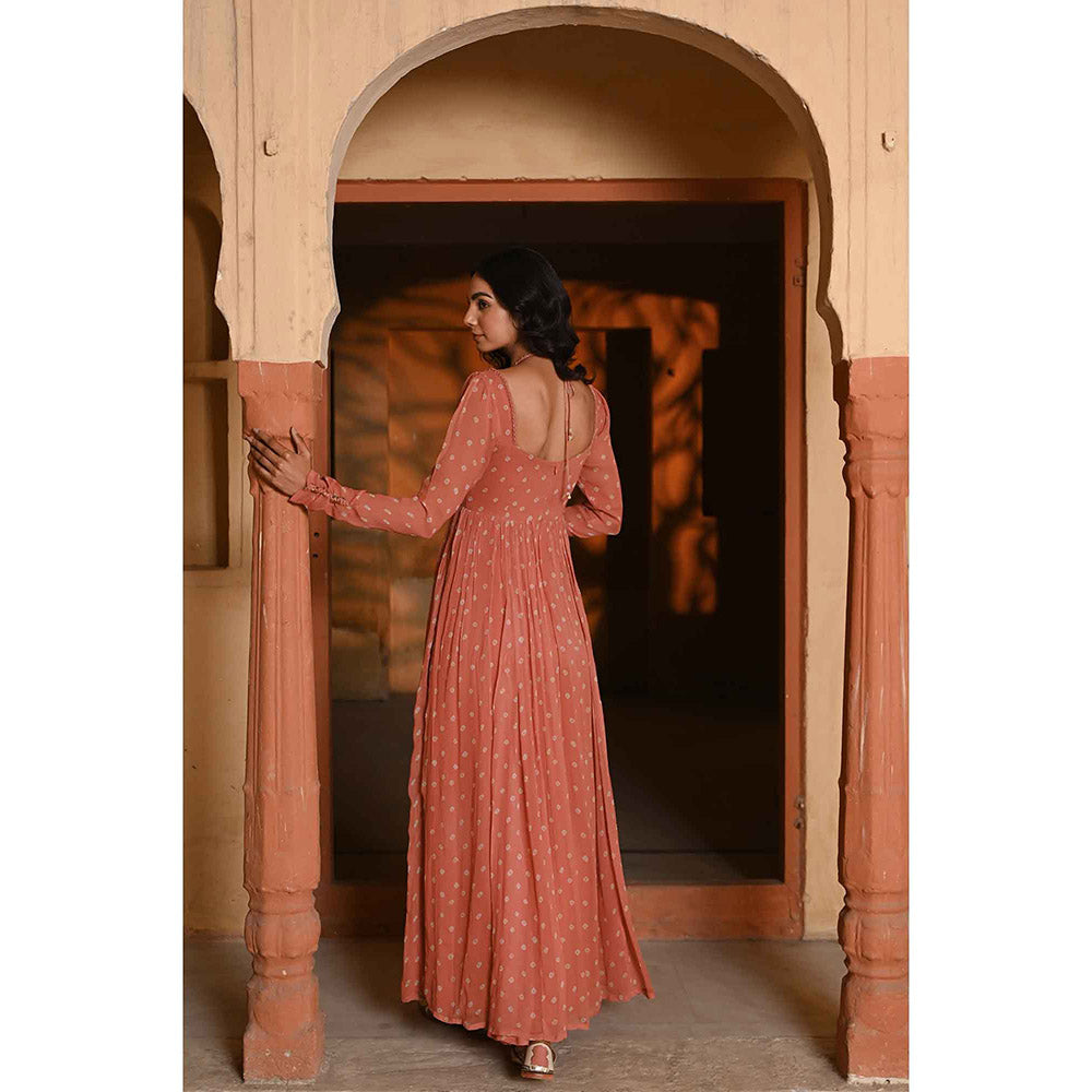 Baise Gaba Gaurangi Orange Dress