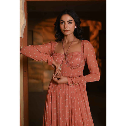Baise Gaba Gaurangi Orange Dress