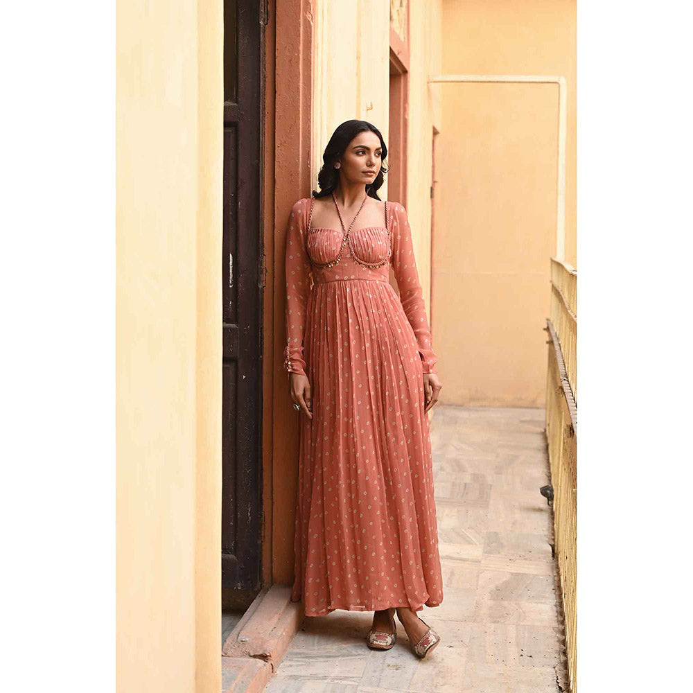 Baise Gaba Gaurangi Orange Dress