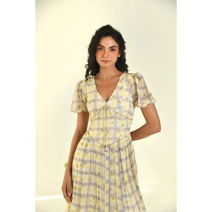 Baise Gaba Yellow Cloud walk Dress