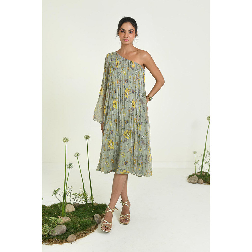 Baise Gaba Green Wishful Dress