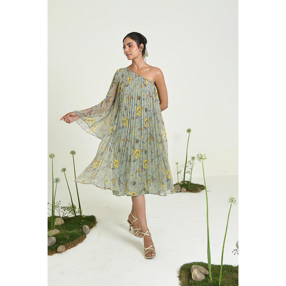 Baise Gaba Green Wishful Dress