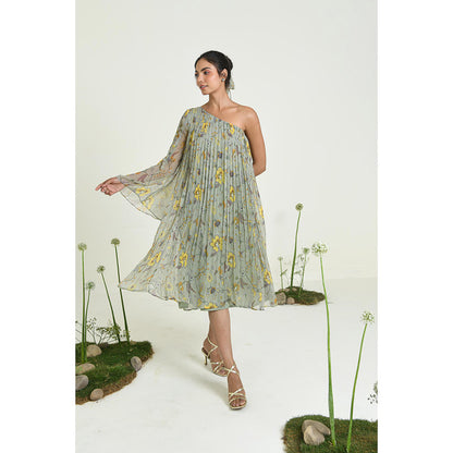 Baise Gaba Green Wishful Dress