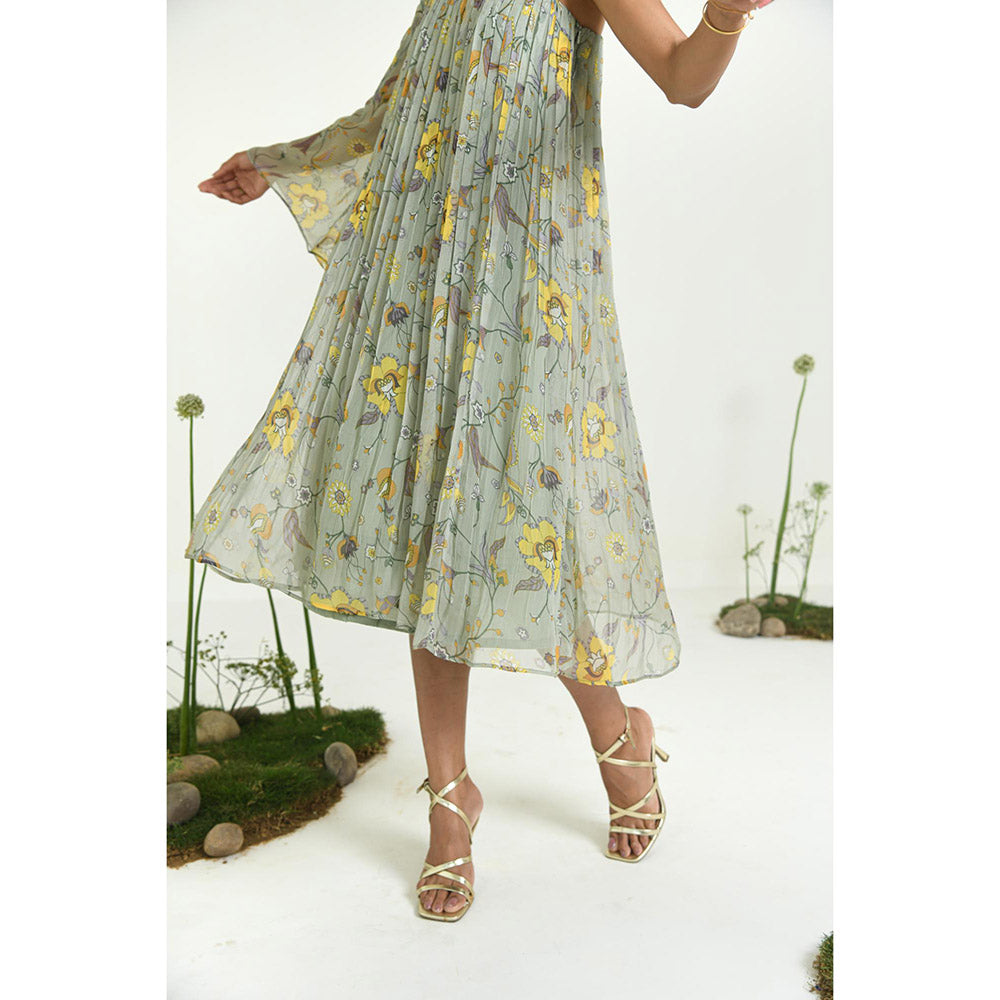 Baise Gaba Green Wishful Dress