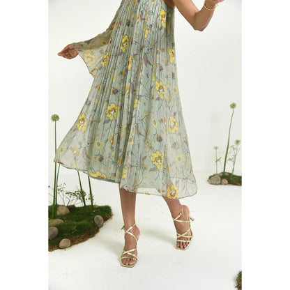 Baise Gaba Green Wishful Dress