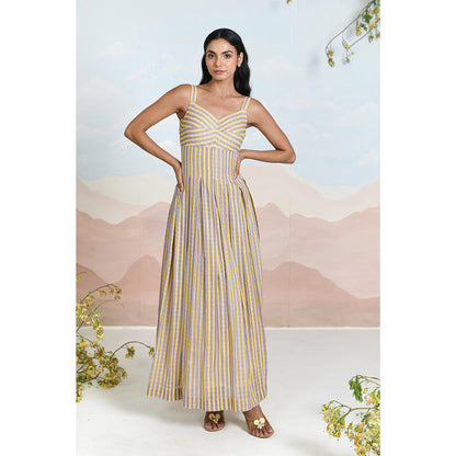 Baise Gaba Multi-Colour Sun bloom Dress