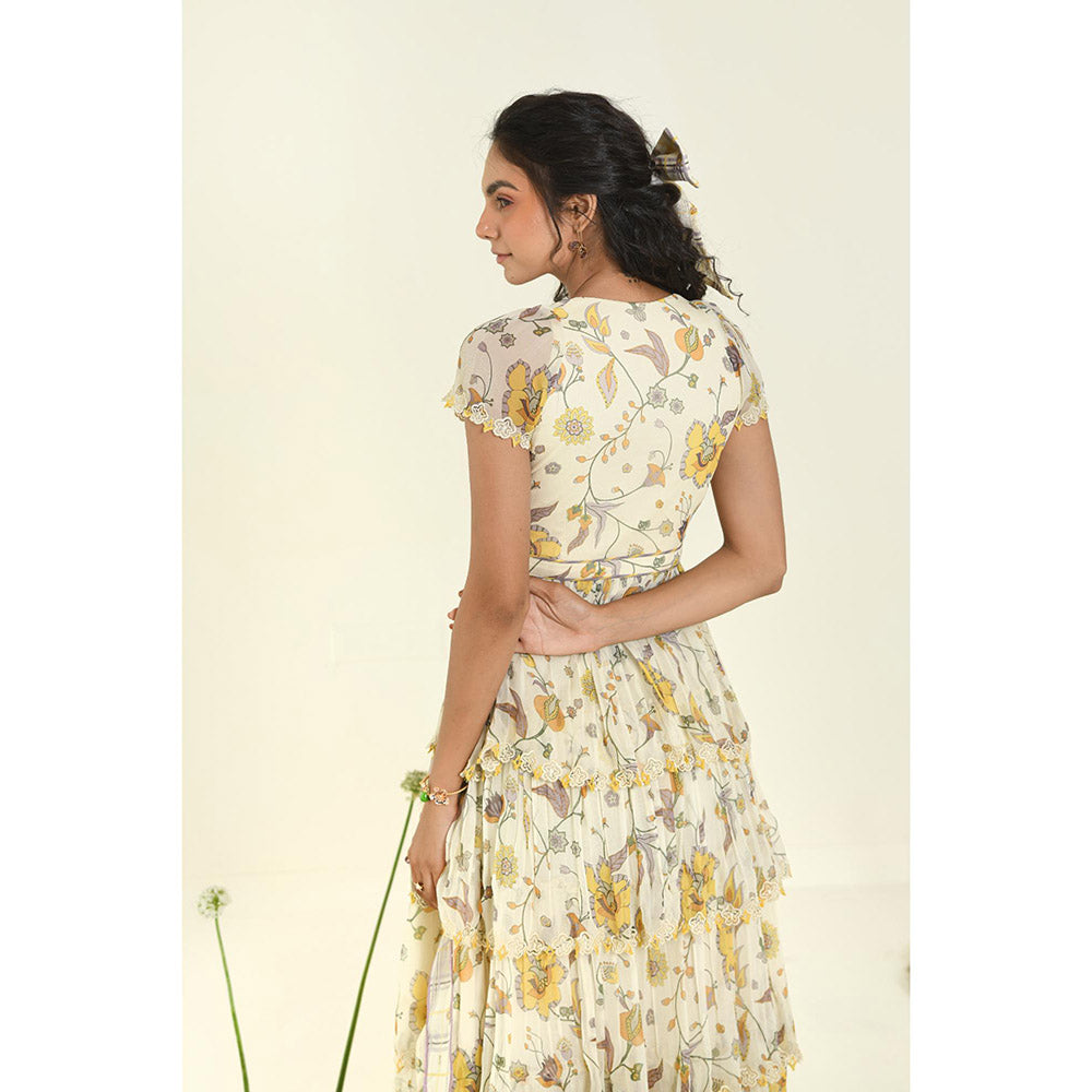 Baise Gaba Beige Meadow Dress