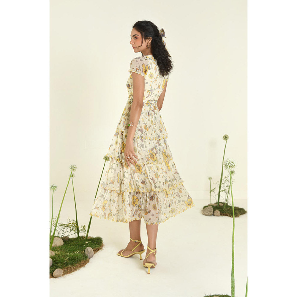 Baise Gaba Beige Meadow Dress
