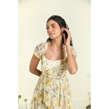 Baise Gaba Beige Meadow Dress