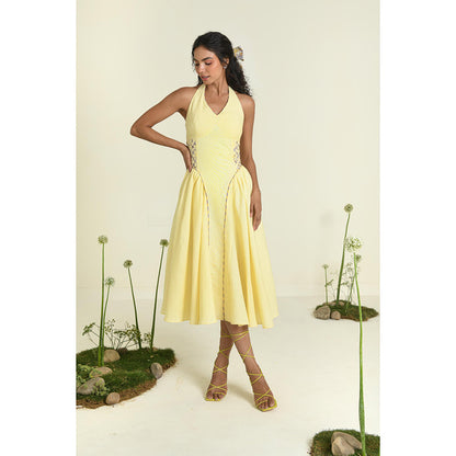 Baise Gaba Yellow Buttercup Dress