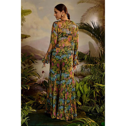 Baise Gaba Gaaya Green Top and Pant Co-Ord Set