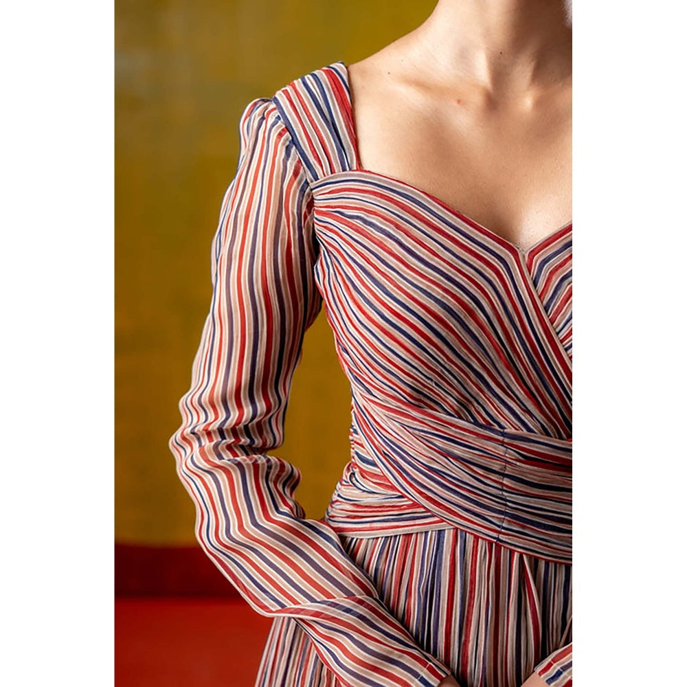 Baise Gaba Manjiri Peach Maxi Dress