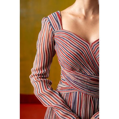 Baise Gaba Manjiri Peach Maxi Dress