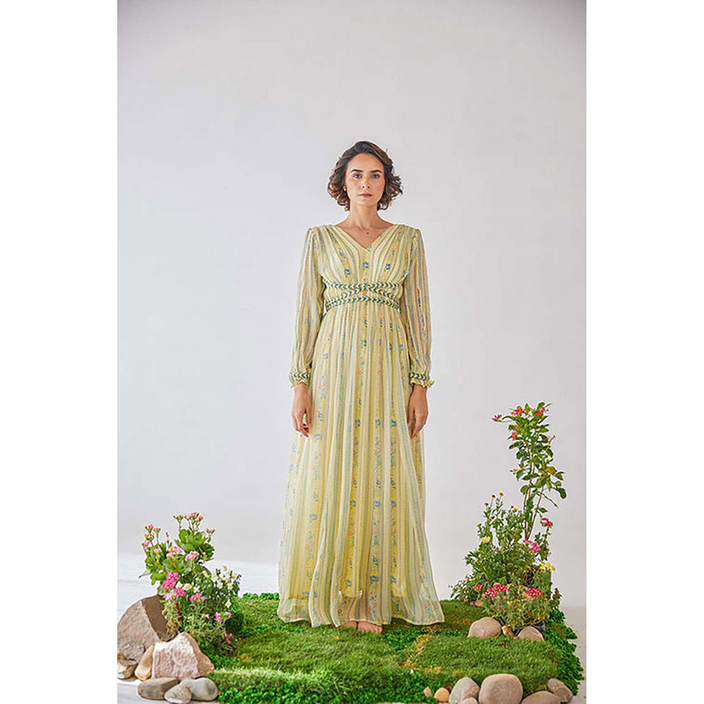 Baise Gaba Amara Yellow Maxi Dress