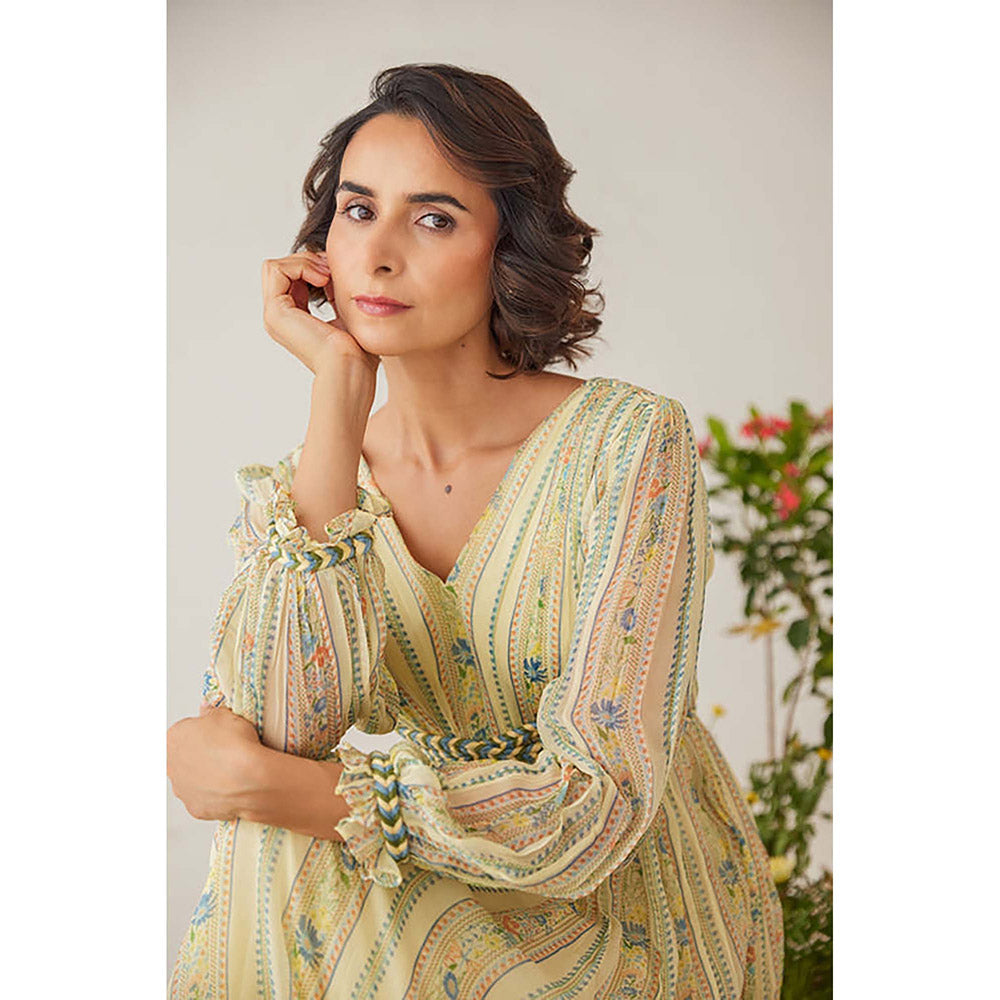 Baise Gaba Amara Yellow Maxi Dress