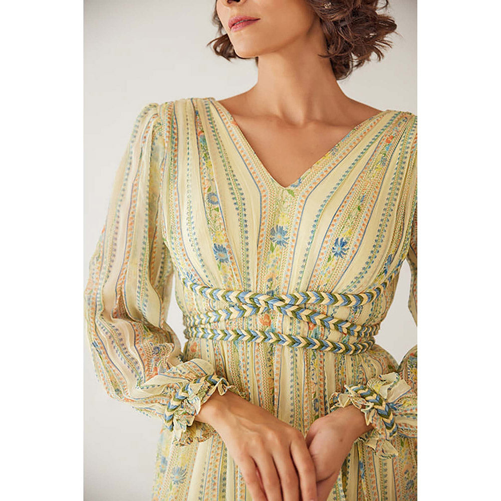 Baise Gaba Amara Yellow Maxi Dress