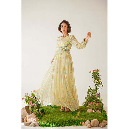 Baise Gaba Amara Yellow Maxi Dress