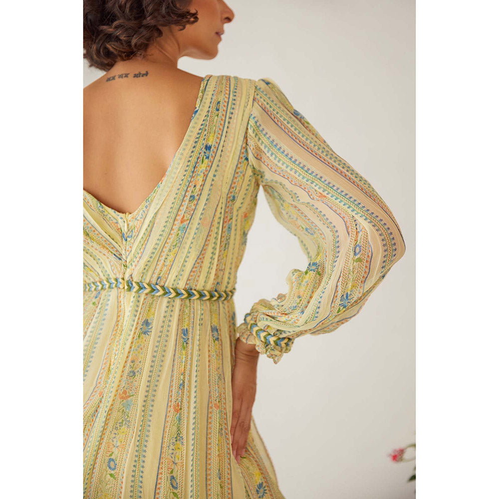Baise Gaba Amara Yellow Maxi Dress