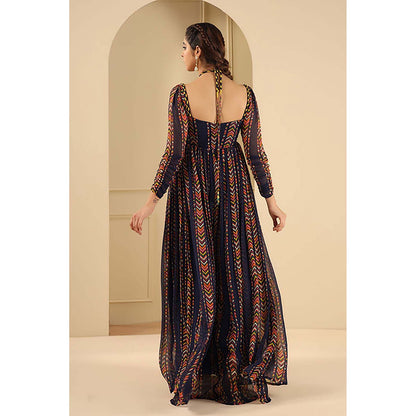 Baise Gaba Adya Navy Blue Maxi Dress