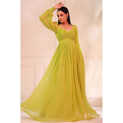 Baise Gaba Grace Neon Maxi Dress