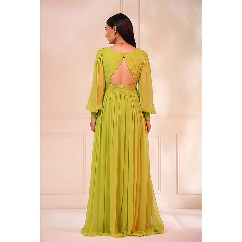 Baise Gaba Grace Neon Maxi Dress