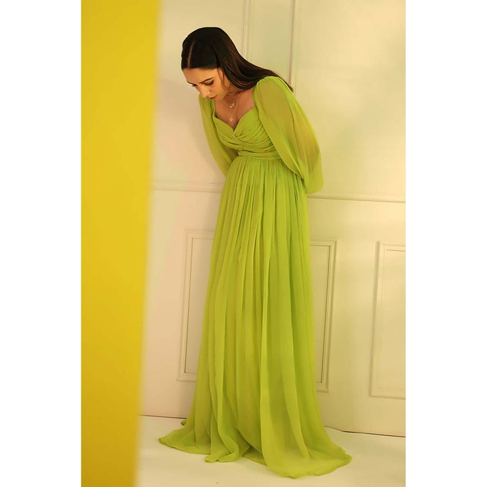 Baise Gaba Grace Neon Maxi Dress
