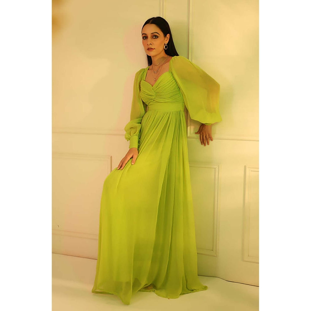 Baise Gaba Grace Neon Maxi Dress