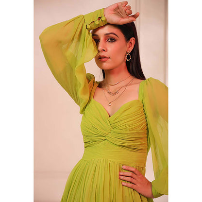 Baise Gaba Grace Neon Maxi Dress