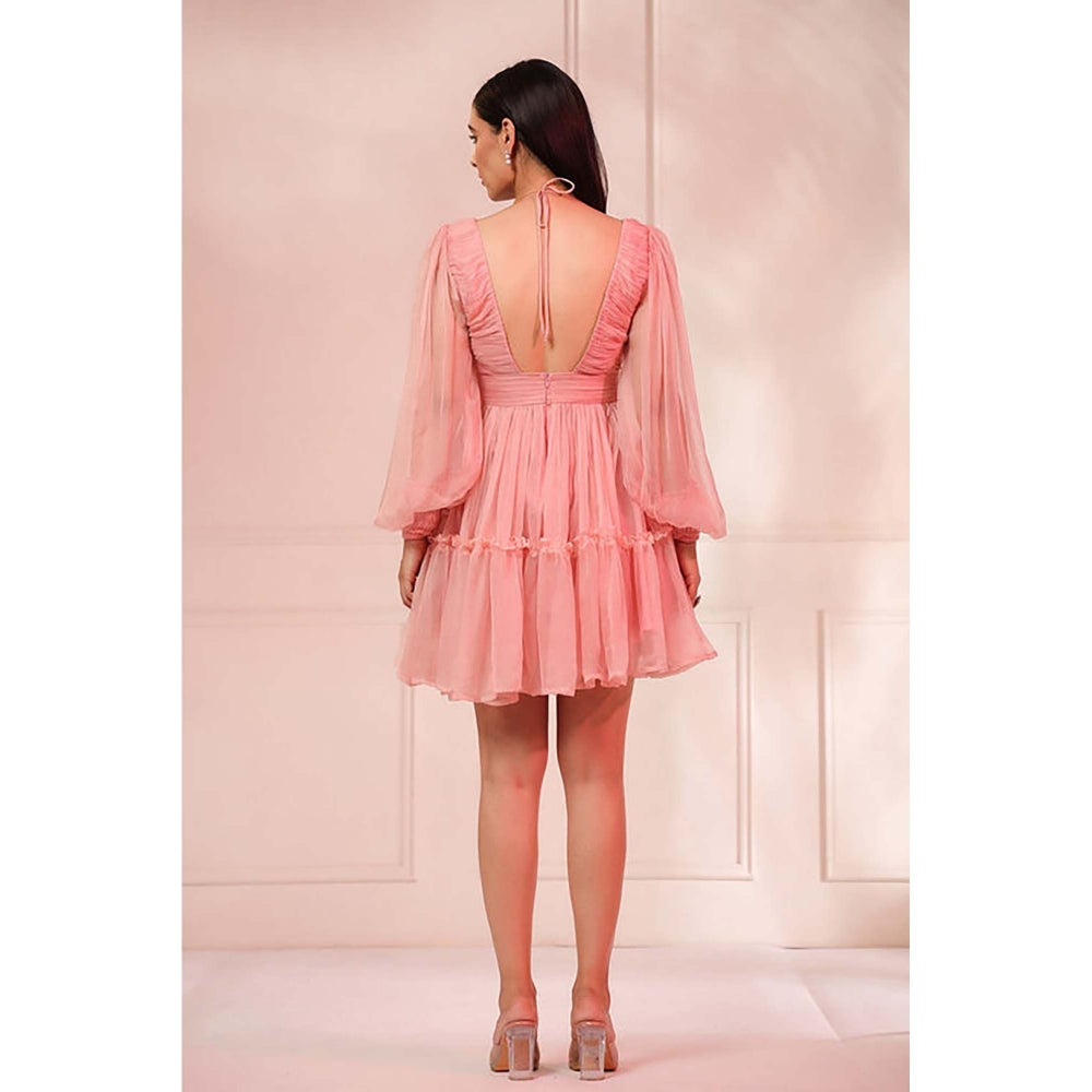 Baise Gaba Aria Pink Mini Dress