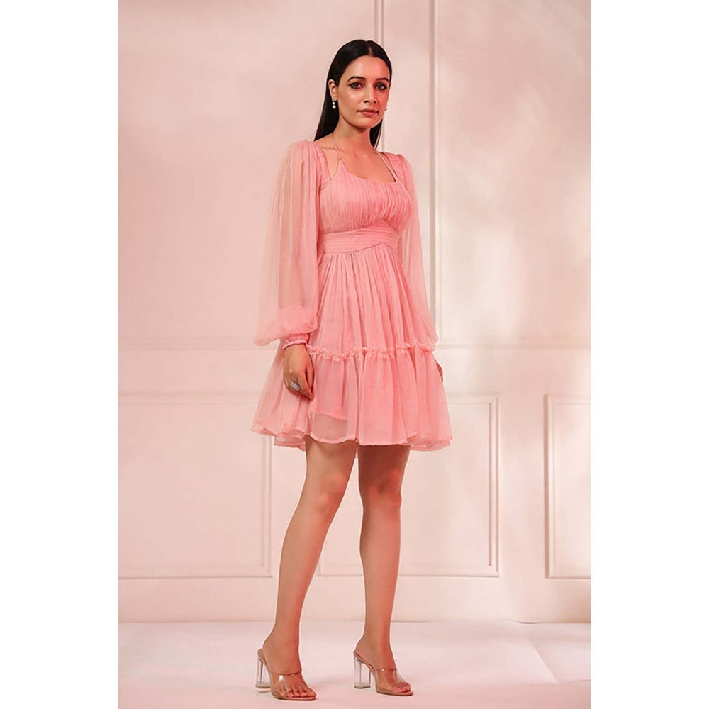 Baise Gaba Aria Pink Mini Dress