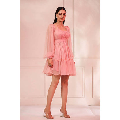 Baise Gaba Aria Pink Mini Dress
