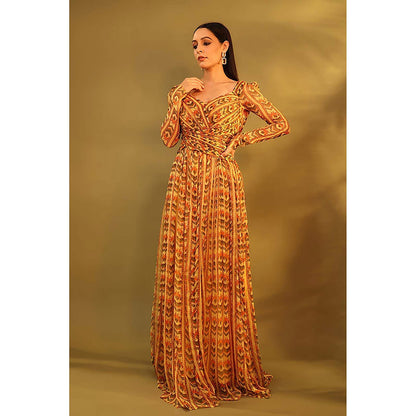 Baise Gaba Rosaline Yellow Maxi Dress