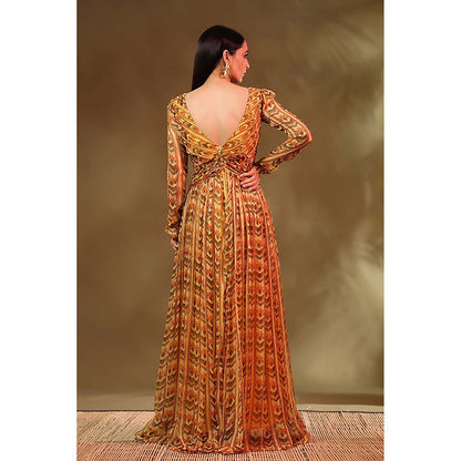 Baise Gaba Rosaline Yellow Maxi Dress