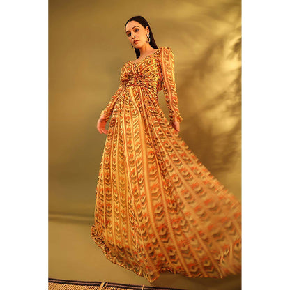 Baise Gaba Rosaline Yellow Maxi Dress