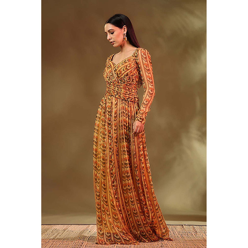 Baise Gaba Rosaline Yellow Maxi Dress