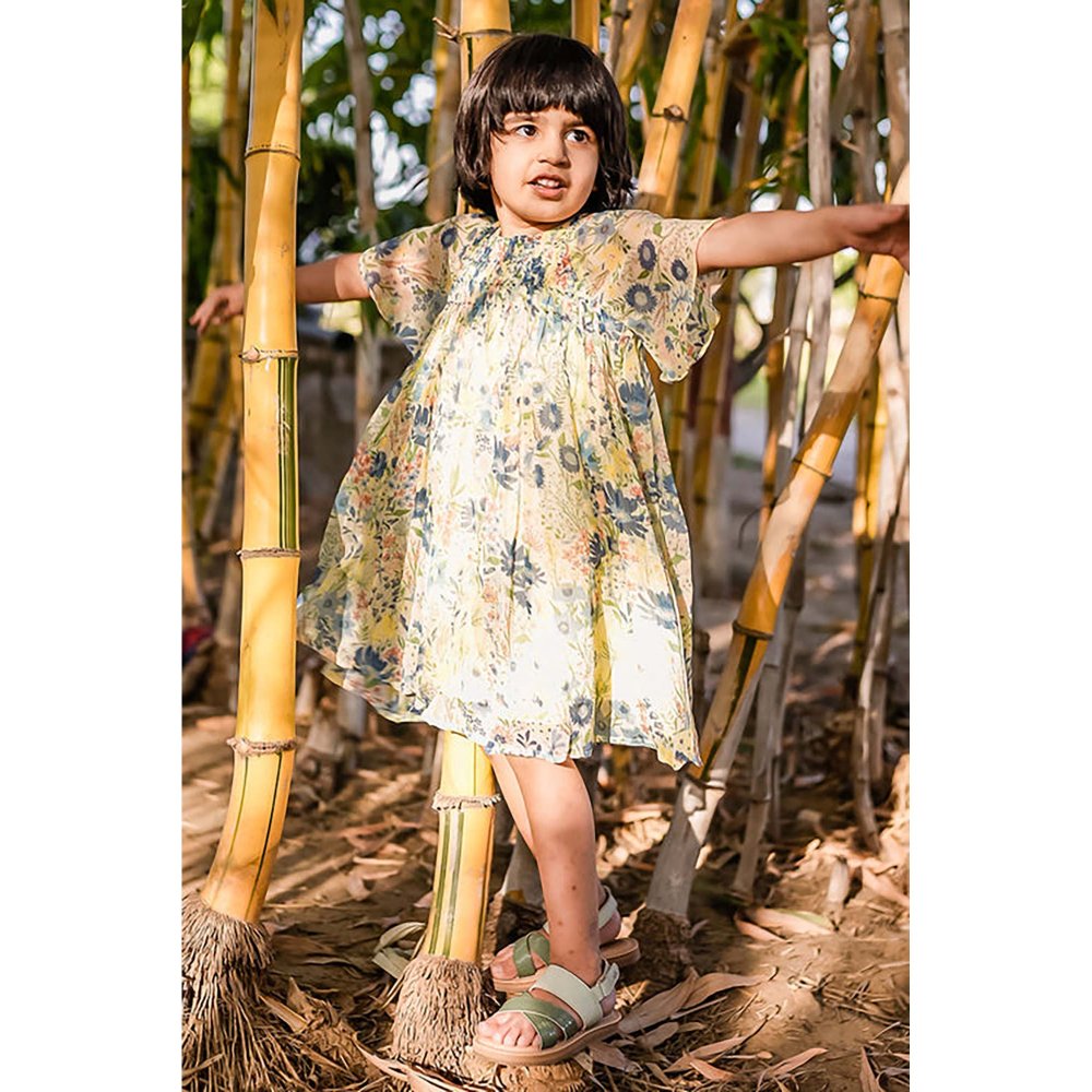 Baise Gaba Liana Navy Blue Knee Length Dress