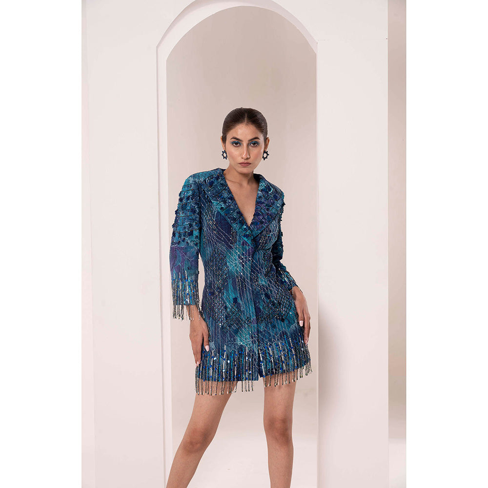 Bani Khurana Printed Embroidered Blazer