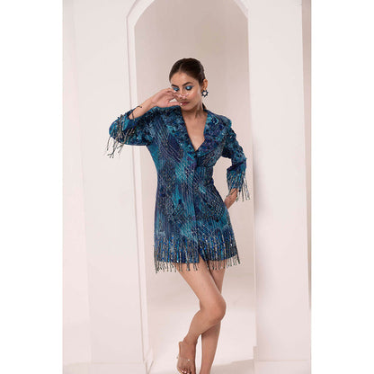 Bani Khurana Printed Embroidered Blazer